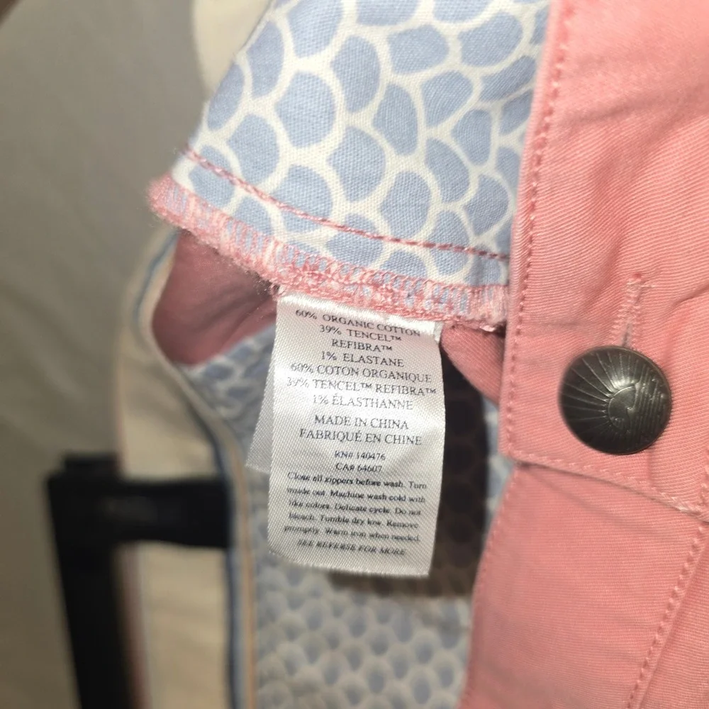 Faherty Island Life Short 40 Mens Pink 8 Inch Inseam Organic Cotton Stretch NWT